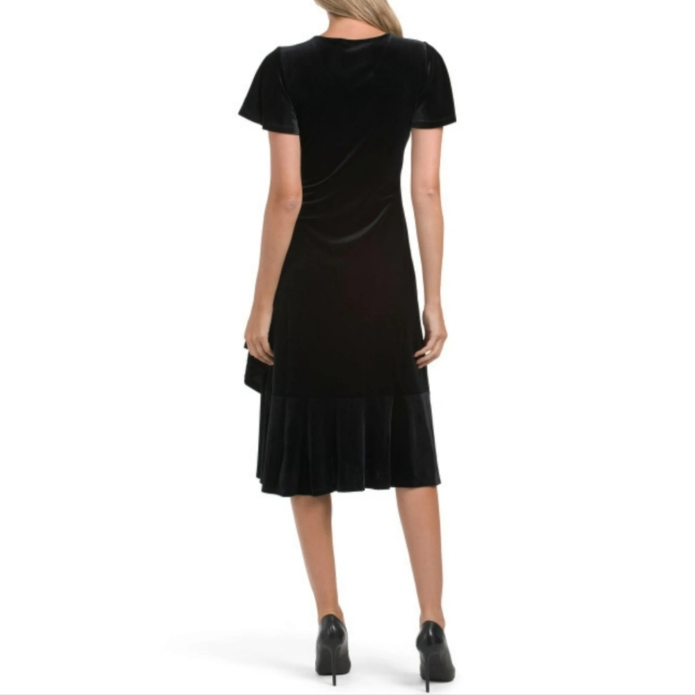 Anne Klein Black Midi Dress - Picture 2 of 6